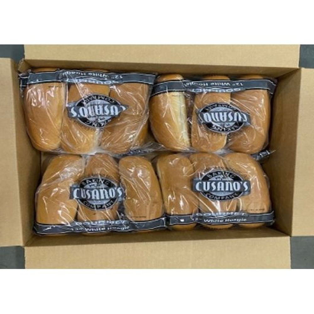 Cusanos Plain Hoagie, 12 Inch -- 48 Per Case