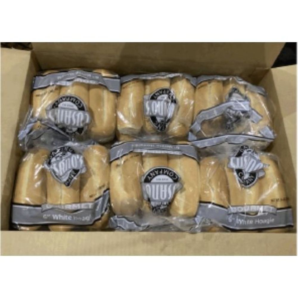 Cusanos Hoagie Roll, 6 Inch -- 72 Per Case