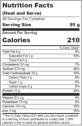 Crunch Factory Buffalo Style Chicken Crunch Rolls, 48 Count