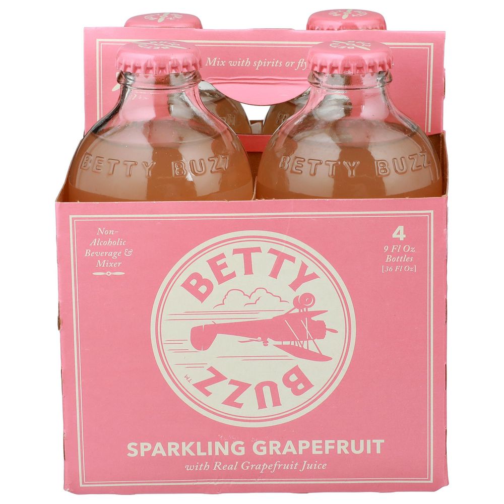 Betty Buzz Sparkling Grapefruit Cocktail Mix, 36 Fluid Ounce -- 6 Per Case