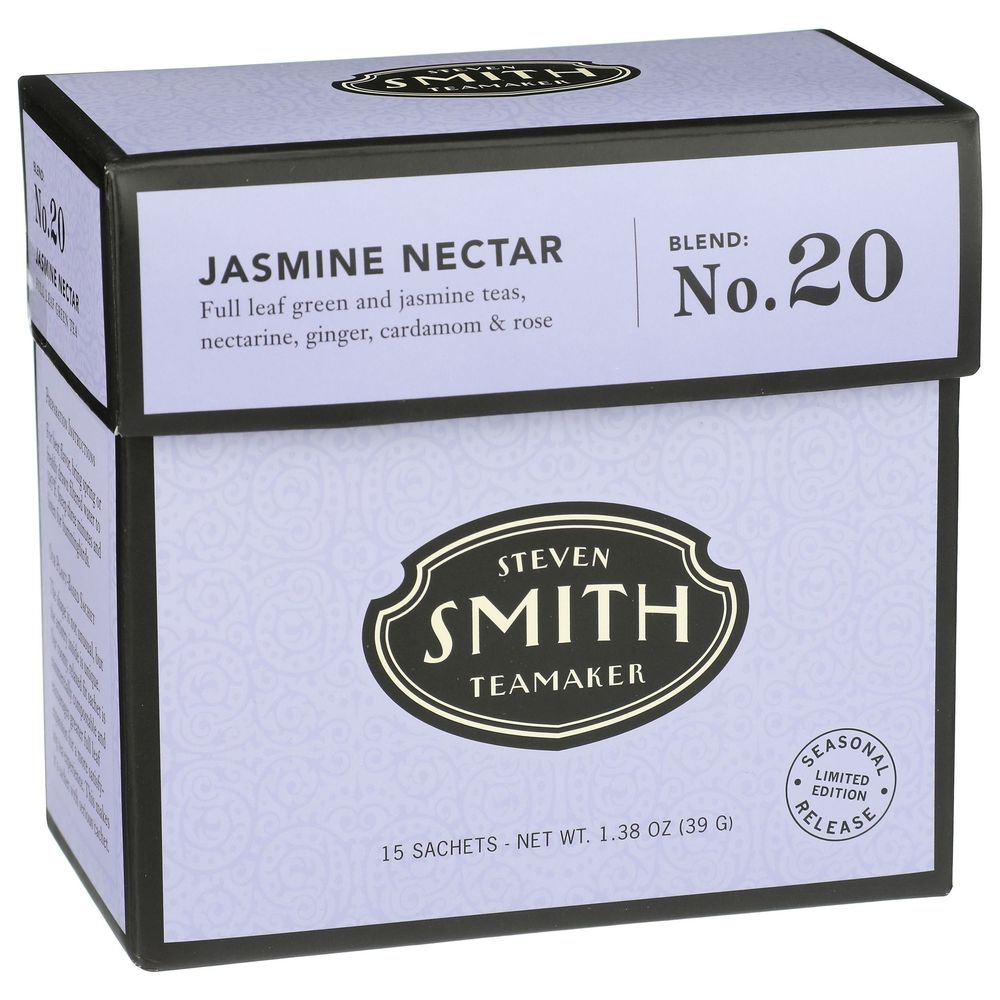 Steven Smith Teamaker Jasmine Nectar Green Tea, 15 Count -- 6 Per Case