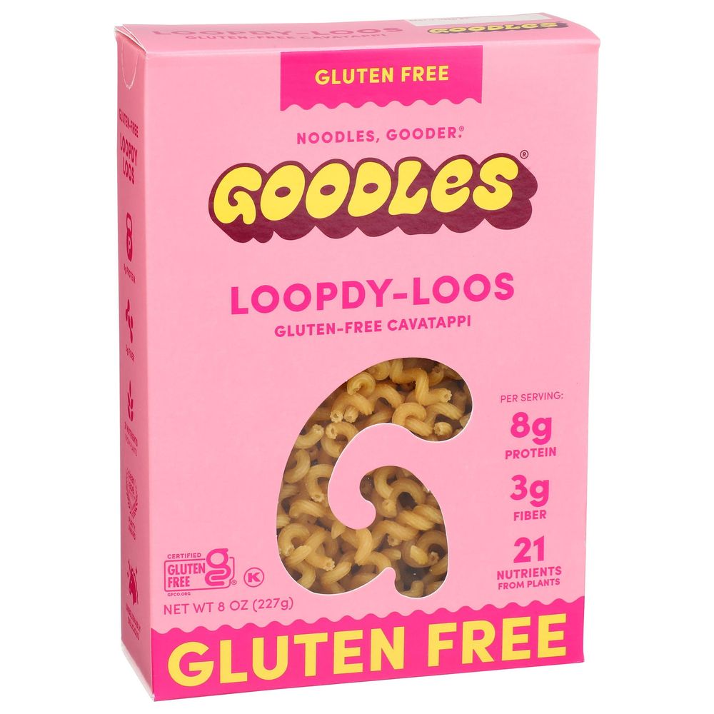 Goodles Gluten Free Loopdy-loos Pasta, 8 Ounce -- 12 Per Case