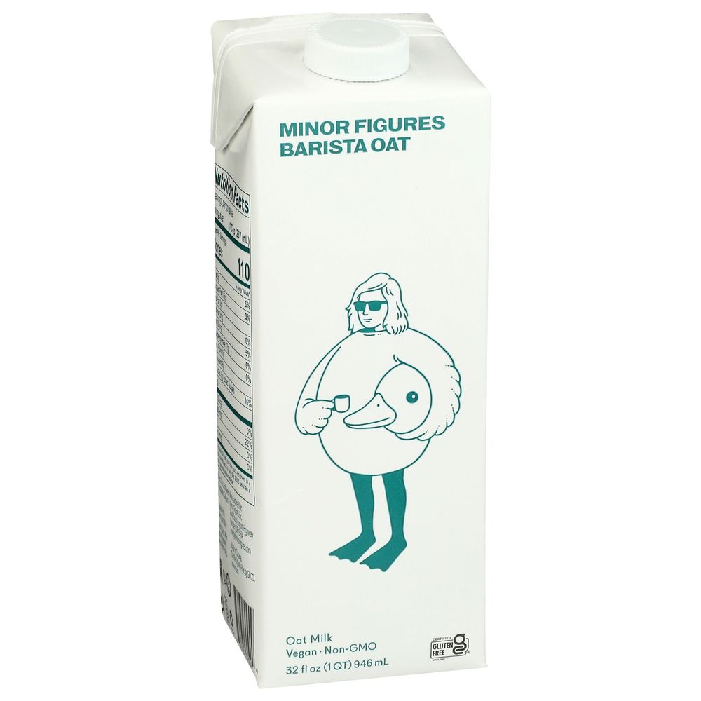 Minor Figures Oat Milk, 32 Fluid Ounce -- 6 Per Case