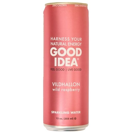 Good Idea Wild Raspberry Sparkling Water, 12 Ounce -- 12 Per Case