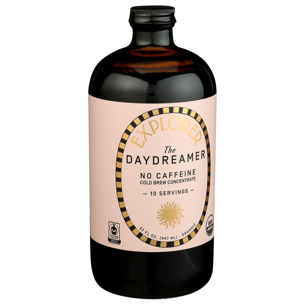 Explorer Organic The Daydreamer No Caffeine Cold Brew Concentrate, 32 Fluid Ounce -- 12 Per Case