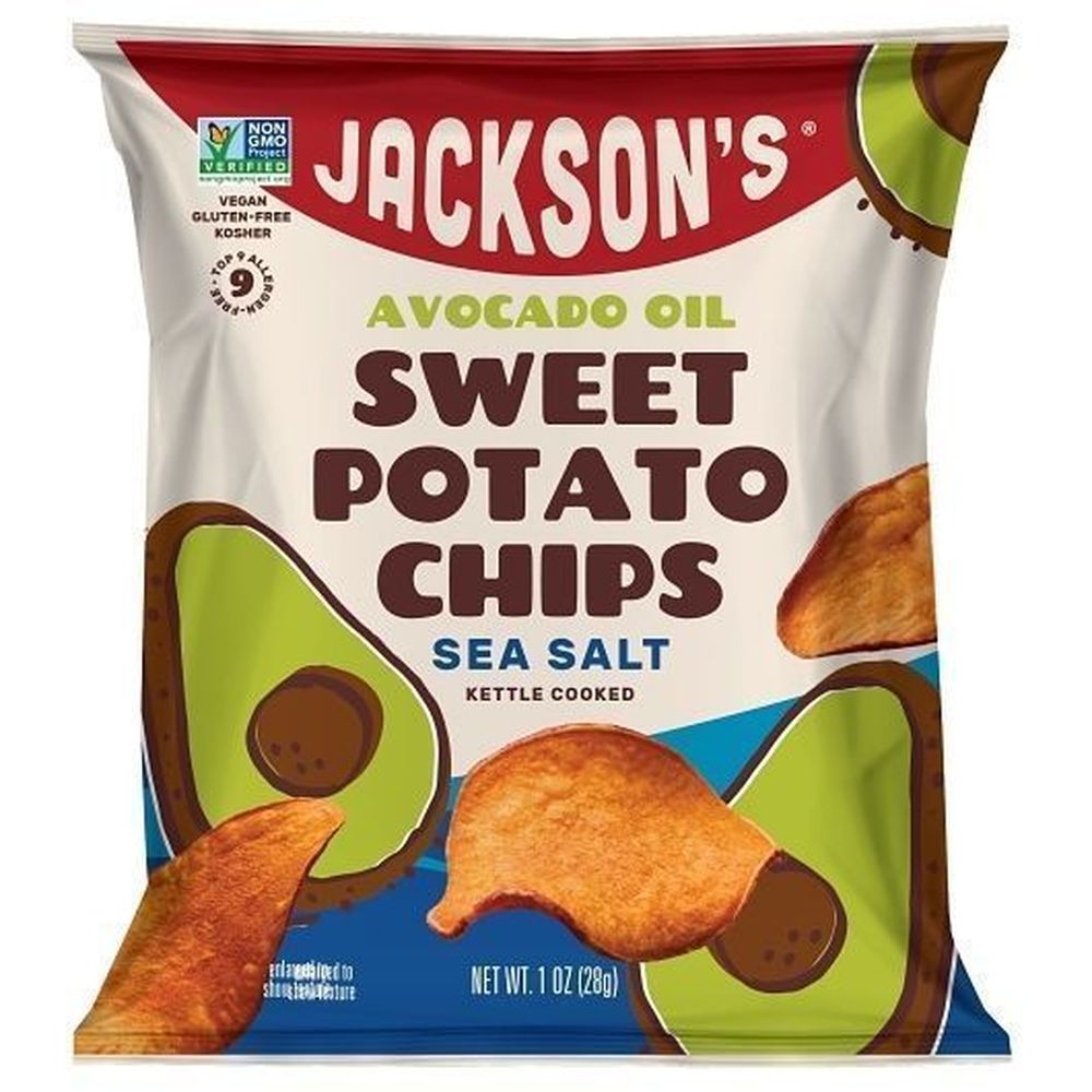 Jacksons Sea Salt Sweet Potato Chips In Avocado Oil, 1 Ounce -- 50 Per Case