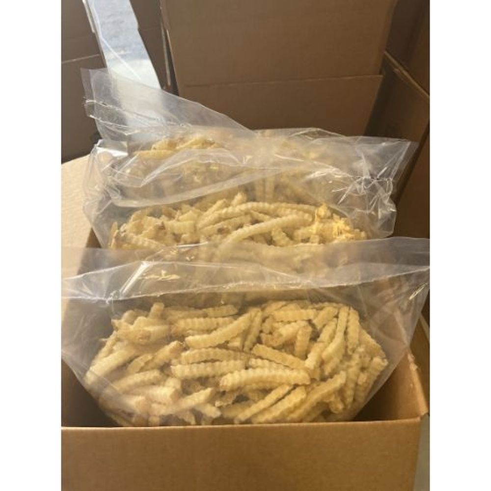 Frites Street 1/2 Inch Twice Fried Crinkle Cut French Fries, 5 Pound -- 6 Per Case