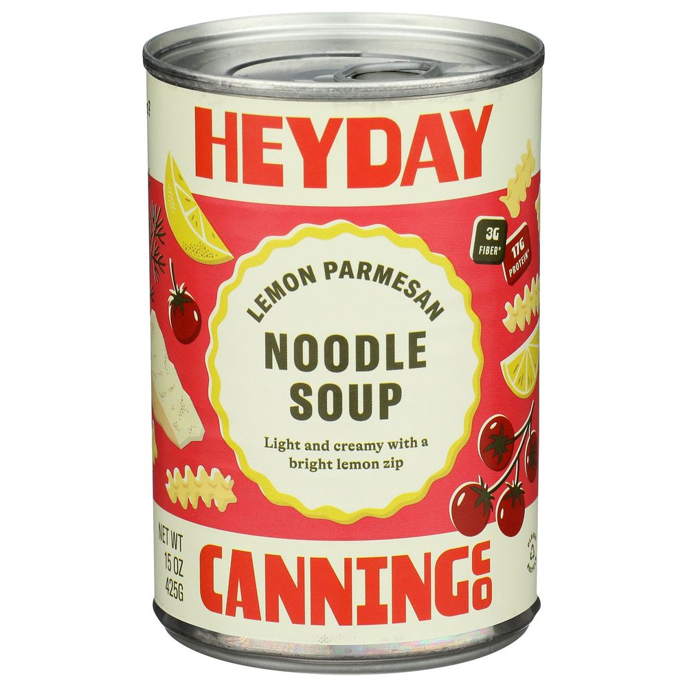 Heyday Lemon Parmesan Noodle Soup, 15 Ounce -- 12 Per Case