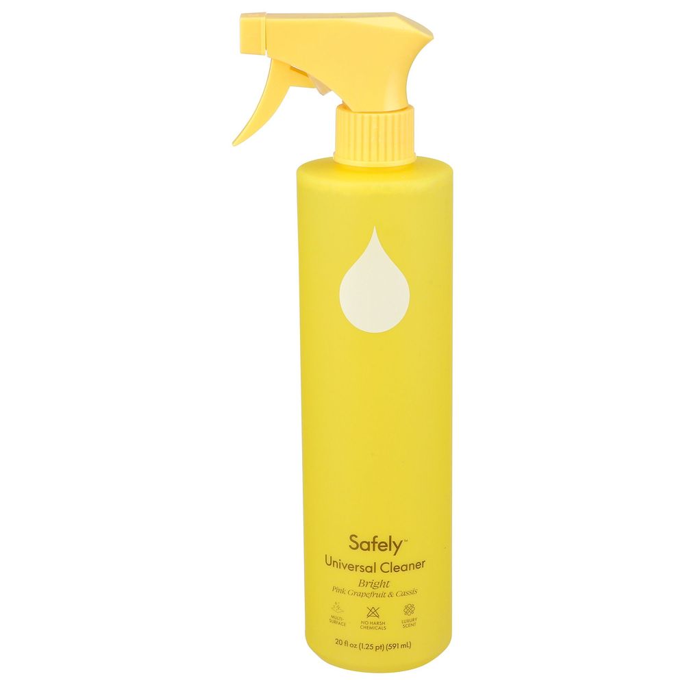 Safely Pink Grapefruit And Cassis Bright Universal Cleaner, 20 Fluid Ounce Spray -- 6 Per Case