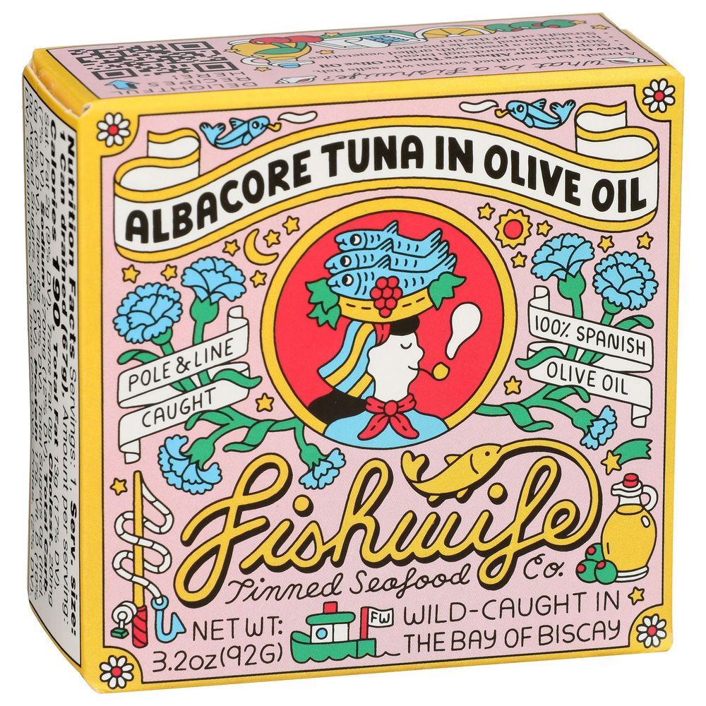 Fishwife Albacore Tuna In Olive Oil, 3.2 Ounce -- 12 Per Case
