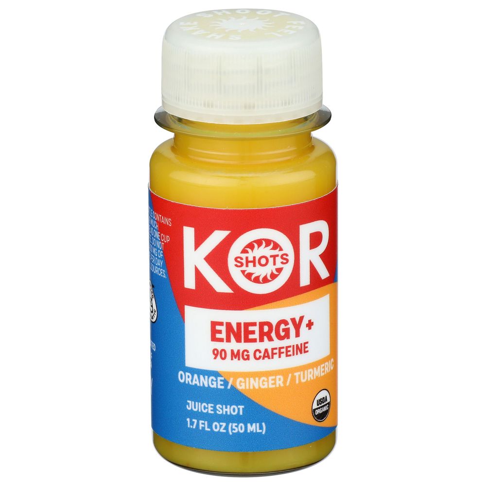 Kos Organic Energy Plus Drink Shot, 1.7 Fluid Ounce -- 12 Per Case