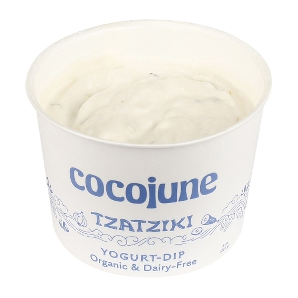 Cocojune Organic Dairy Free Tzatziki Yogurt Dip, 8 Ounce -- 6 Per Case