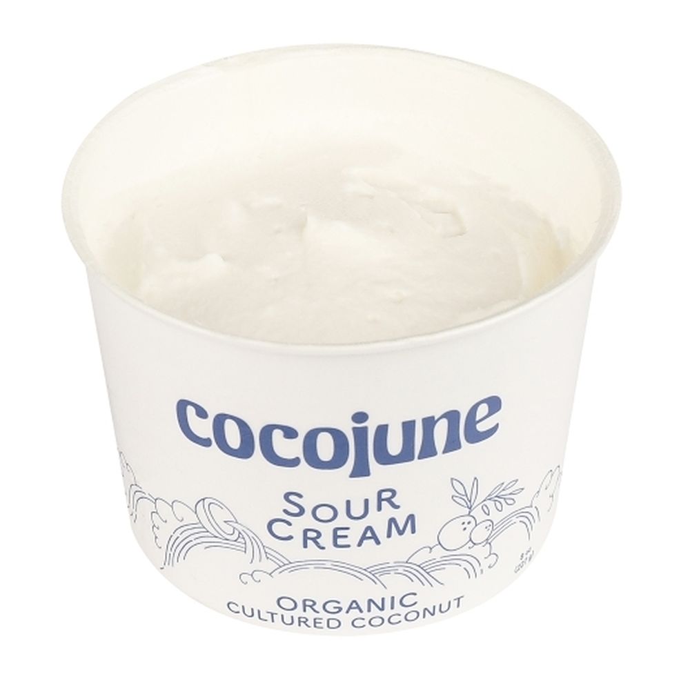 Cocojune Organic Sour Cream, 8 Ounce -- 6 Per Case