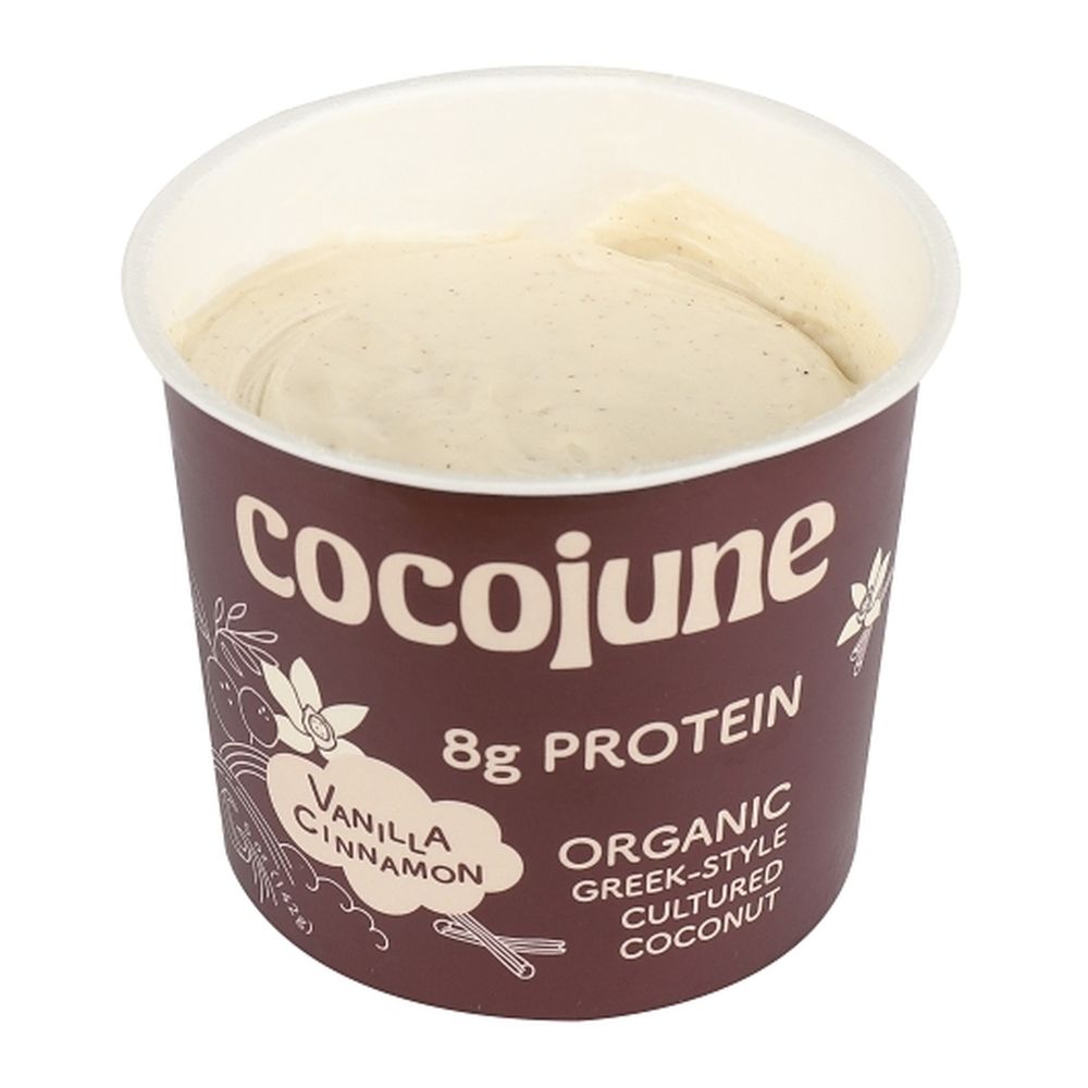 Cocojune Organic Greek Style Vanilla Cinnamon Protein Yogurt, 5 Ounce -- 12 Per Case