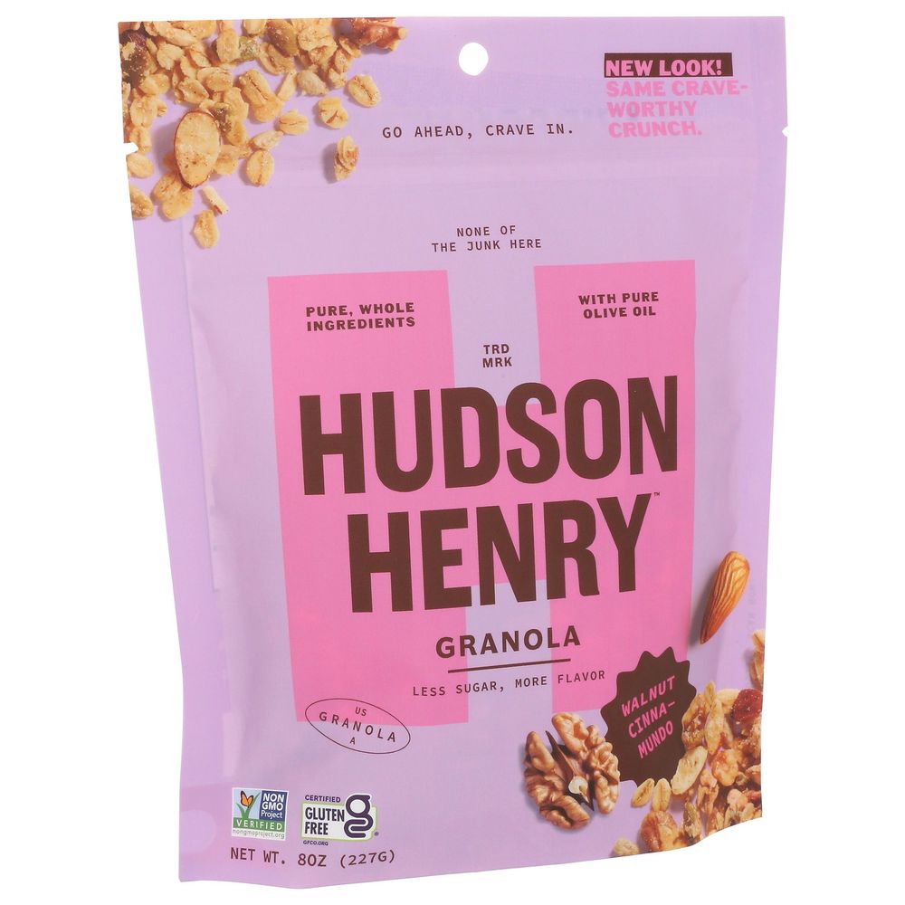 Hudson Henry Granola Maple And Walnut Granola, 8 Ounce -- 6 Per Case