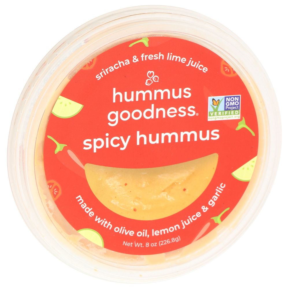 Hummus Goodness Spicy Hummus, 8 Ounce -- 6 Per Case