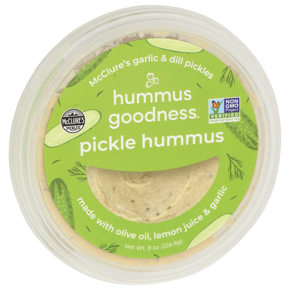 Hummus Goodness Pickle Hummus, 8 Ounce -- 6 Per Case