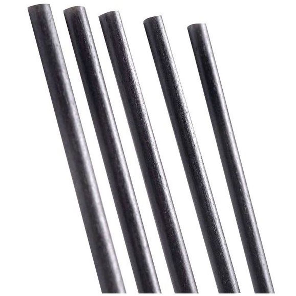 Mister Agave Standard Black Agave Unwrapped Cocktail Straw, 6 Inch -- 2000 Per Case