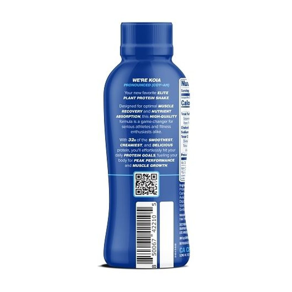 Koia Elite Vanilla Plant Protein Shake, 12 Fluid Ounce -- 12 Per Case