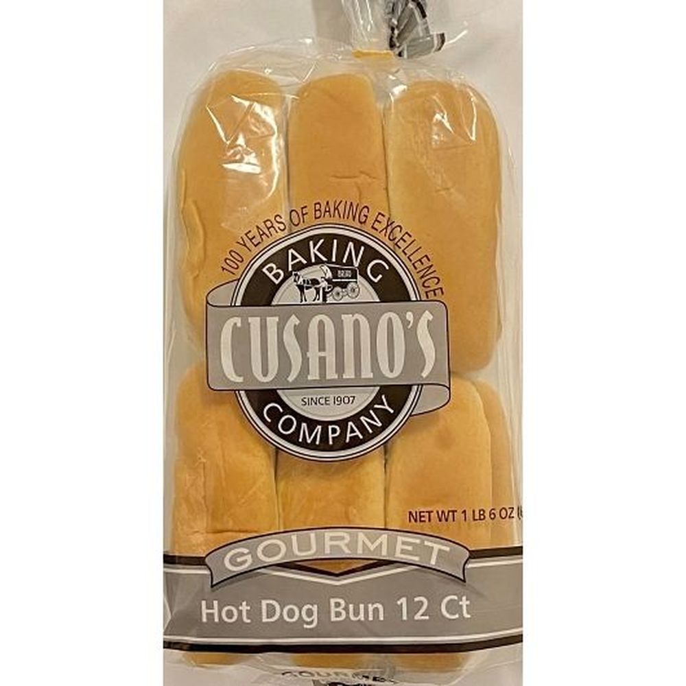 Cusanos Hot Dog Bun, 6 Inch -- 144 Per Case