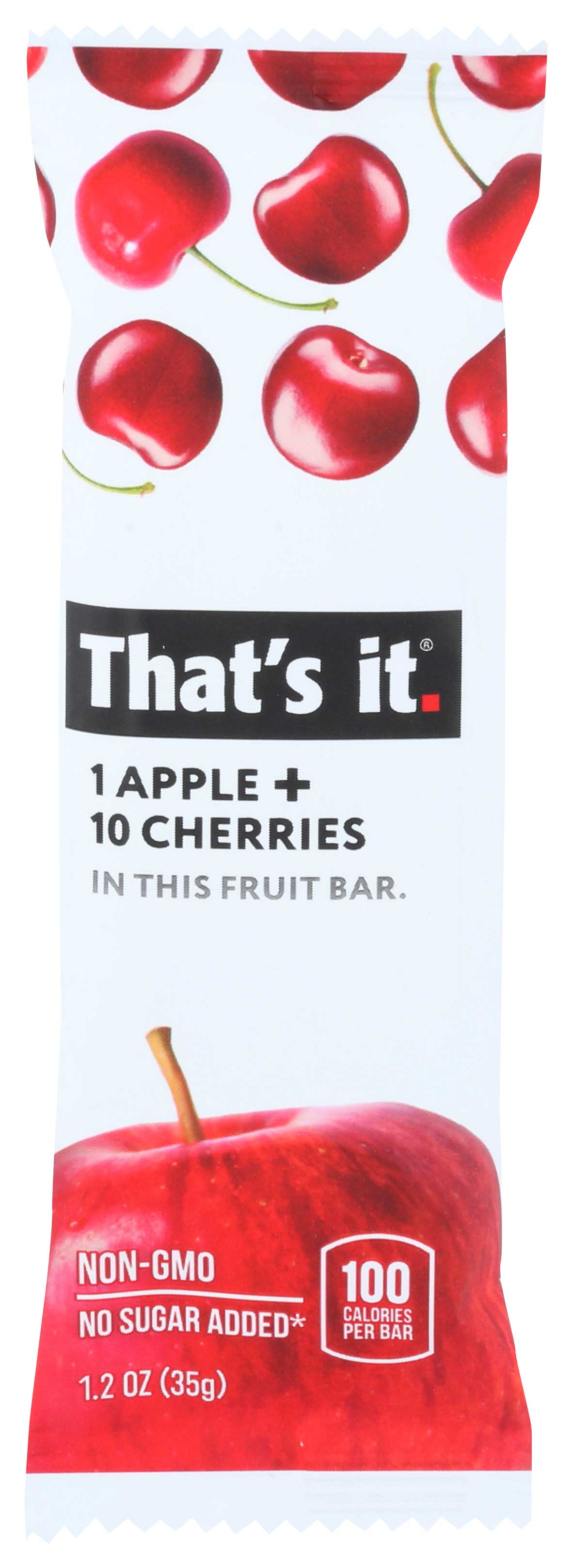 That's It Apple And Cherry Fruit Bar, 1.2 Ounce -- 12 Per Case