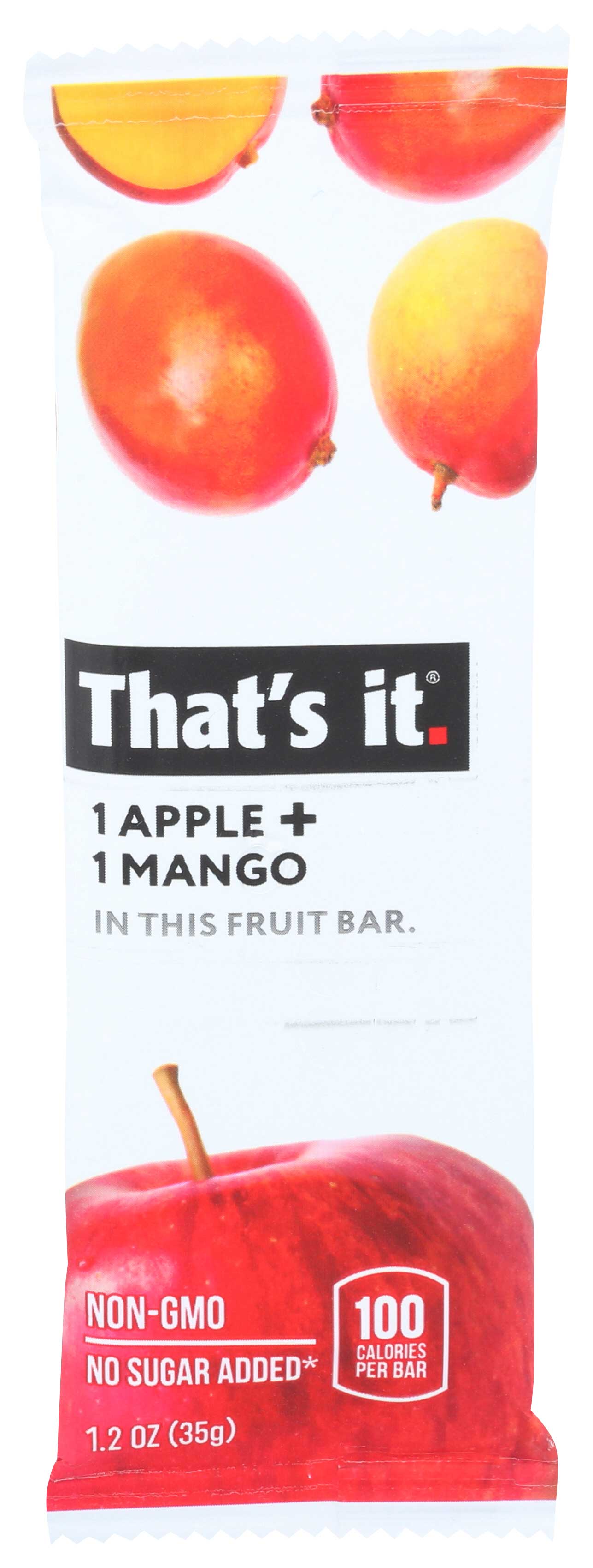 That's It Apple Plus Mango Fruit Bar, 1.2 Ounce -- 12 Per Case