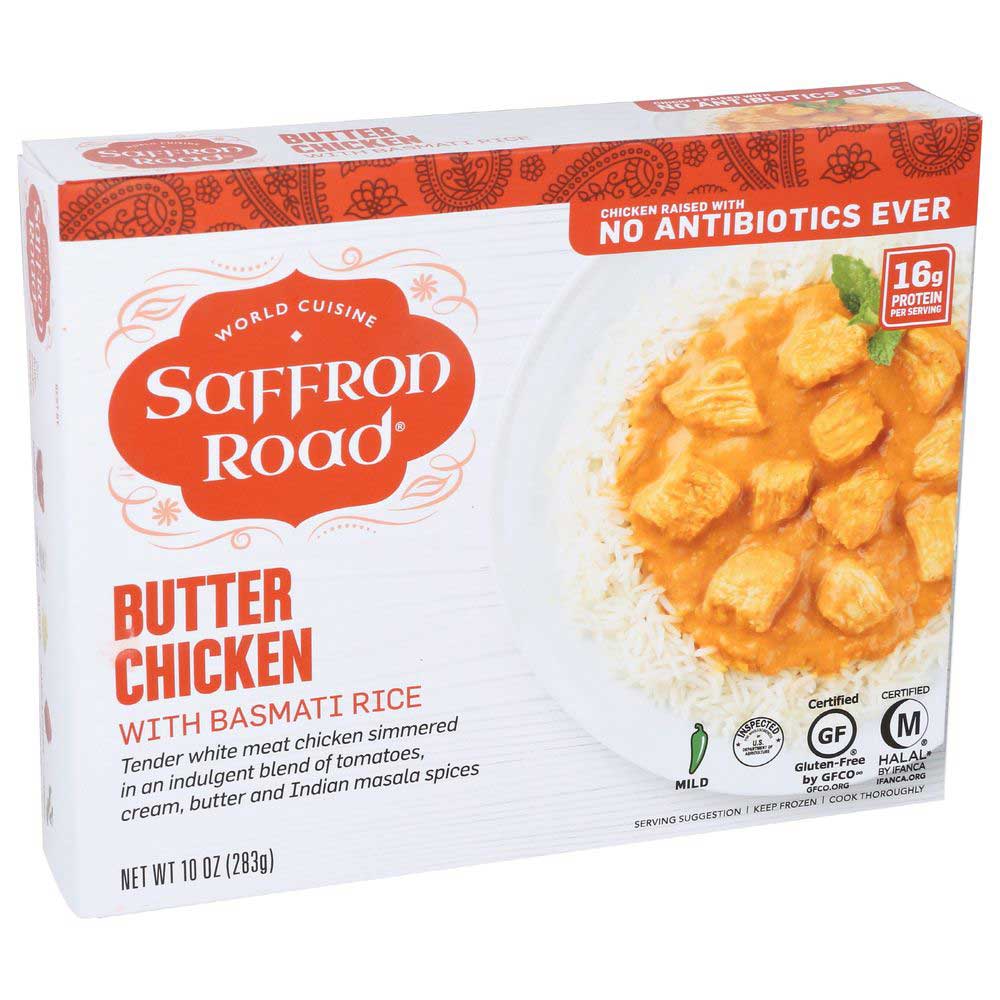 Saffron Road Butter Chicken With Basmati Rice, 10 Ounce -- 8 Per Case