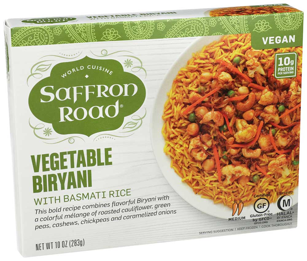 Saffron Road Vegetable Biryani, 10 Ounce -- 8 Per Case
