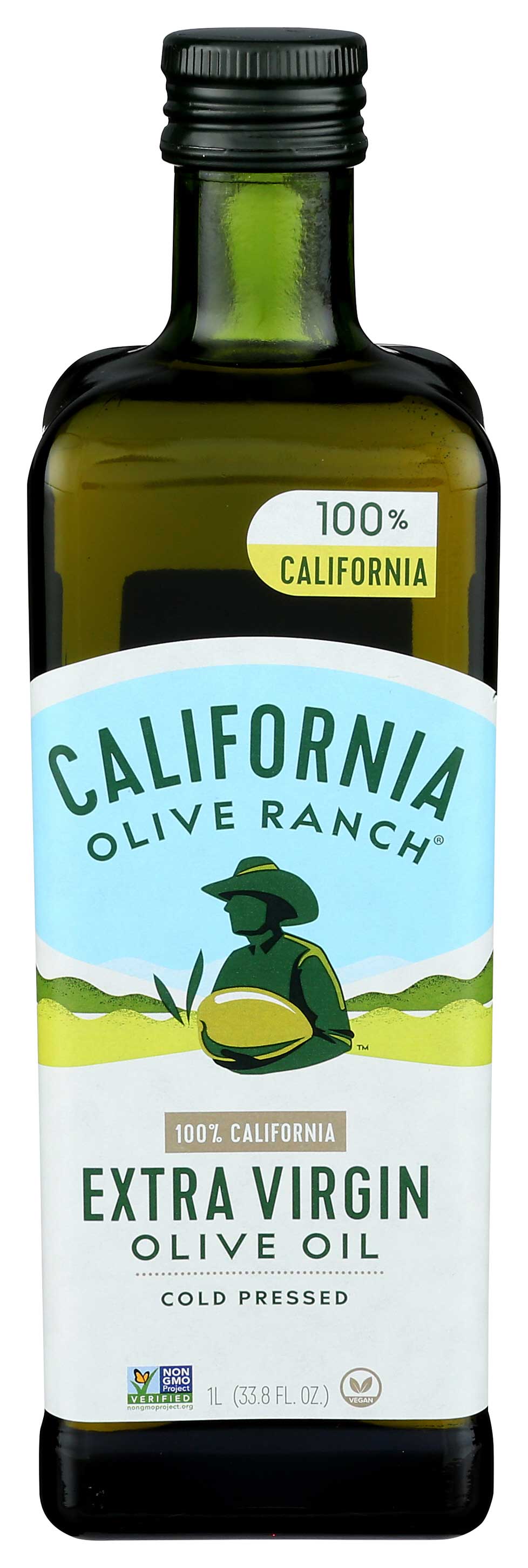 California Cold Pressed 100 Percent Extra Virgin Olive Oil, 33.8 Fluid Ounce -- 6 Per Case