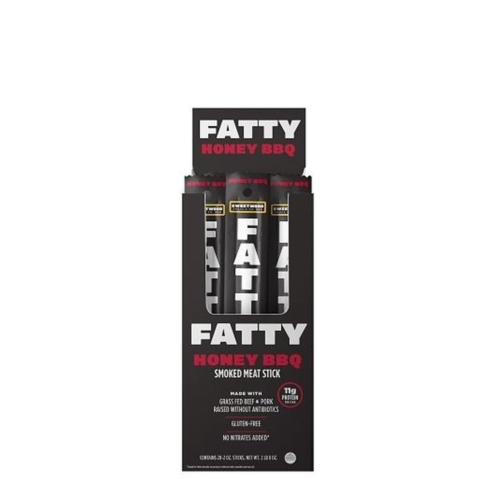 Fatty Honey Bbq Smoked Meat Sticks, 2 Ounce -- 120 Per Case