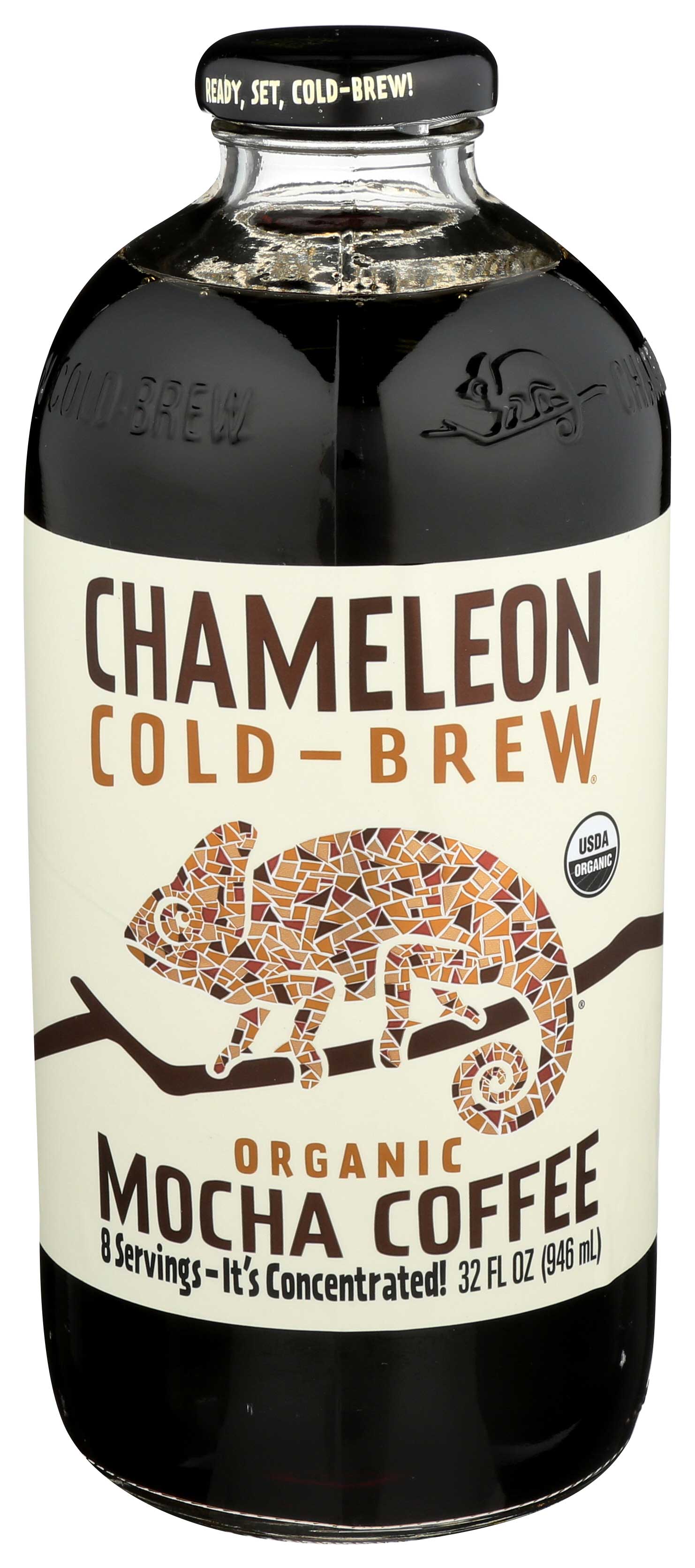 Chameleon Cold-brew Organic Mocha Coffee Concentrate, 32 Fluid Ounce -- 6 Per Case