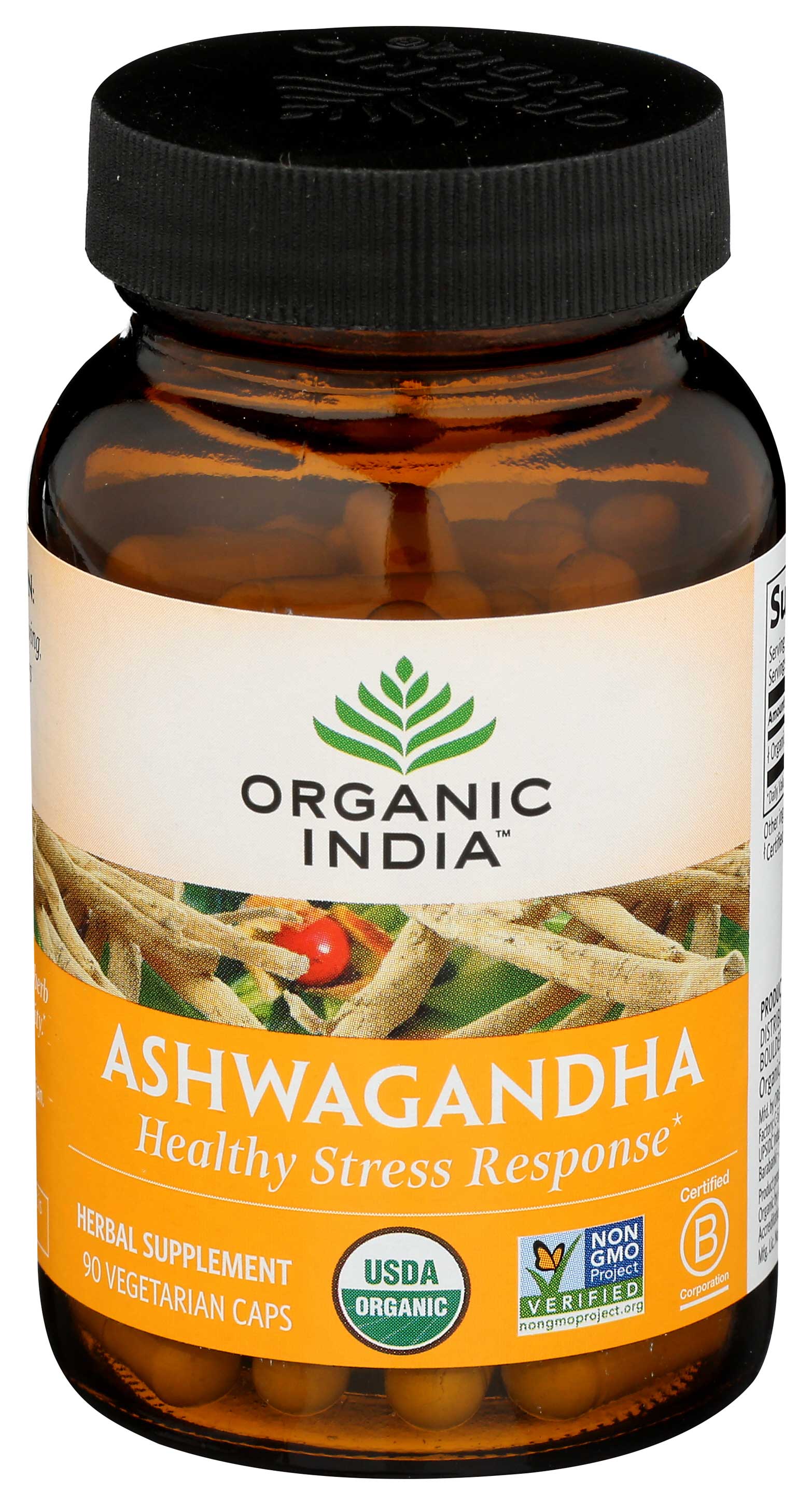 Organic India Ashwagandha Vegetarian Capsule | FoodServiceDirect
