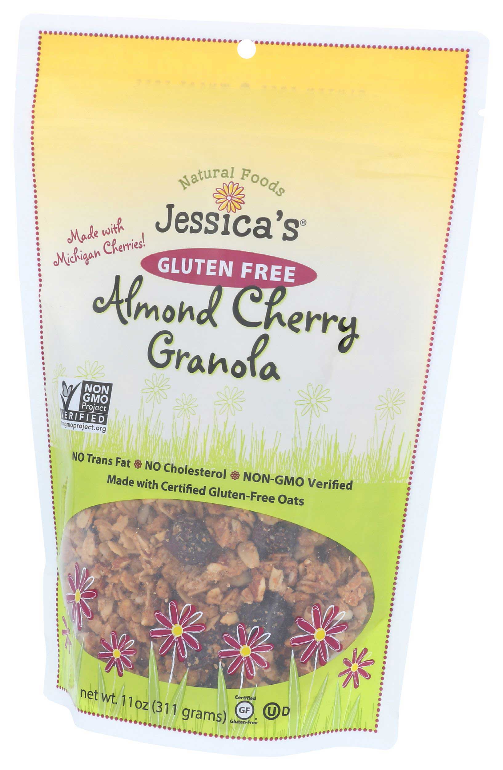 Jessicas Almond Cherry Granola, 11 Ounce -- 12 per case