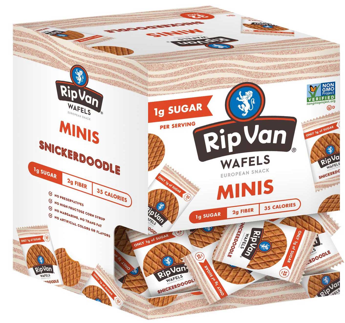 Rip Van Low Sugar Snickerdoodle Wafel, 0.28 Ounce Gravity