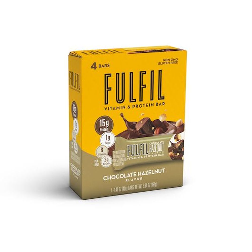 Fulfil Chocolate Hazelnut Vitamin And Protein Bar, 5.64 Ounce -- 6 Per Case