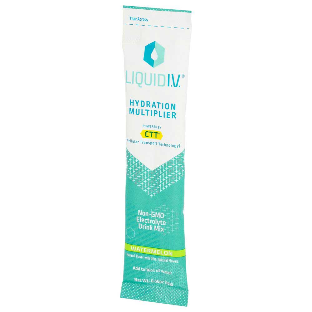 Liquid I.v. Hydration Multiplier Watermelon Electrolyte Drink Mix, 0.56 Ounce -- 8 Per Case