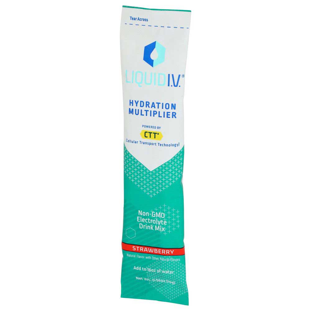 Liquid I.v. Hydration Multiplier Strawberry Electrolyte Drink Mix, 0.56 Ounce -- 8 Per Case