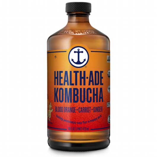 Health Ade Blood Orange Carrot Ginger Kombucha, 16 Fluid Ounce -- 12 per case.