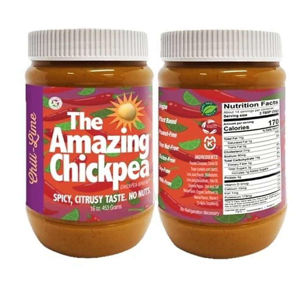 The Amazing Chickpea Chilli Lime Chickpea Spread, 16 Ounce -- 6 Per Case