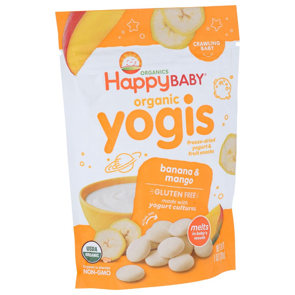 Happy Baby Organic Banana Mango Yogurt Happy Melt, 1 Ounce -- 8 Per Case