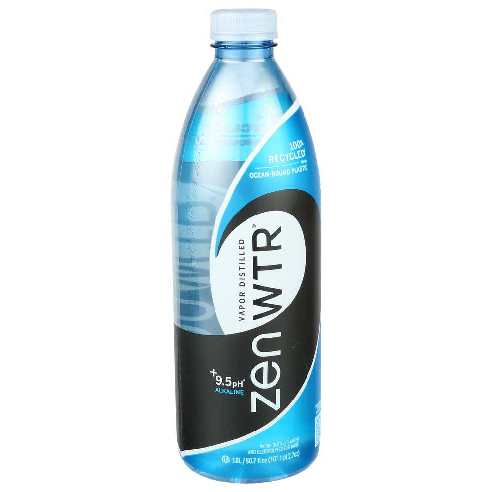 Zenwtr 9.5ph Vapor Distilled Alkaline Water, 50.7 Fluid