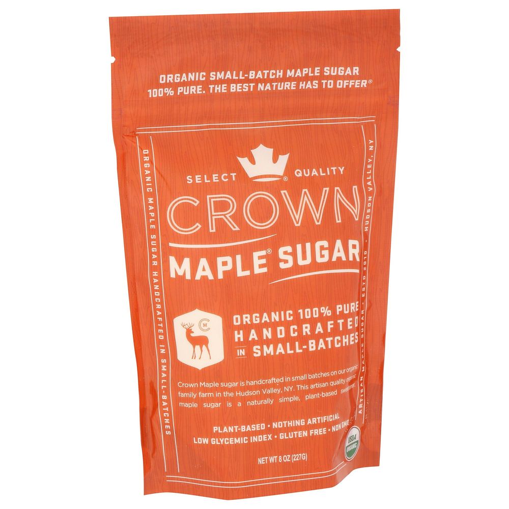 Crown Organic Maple Sugar, 8 Ounce -- 6 Per Case