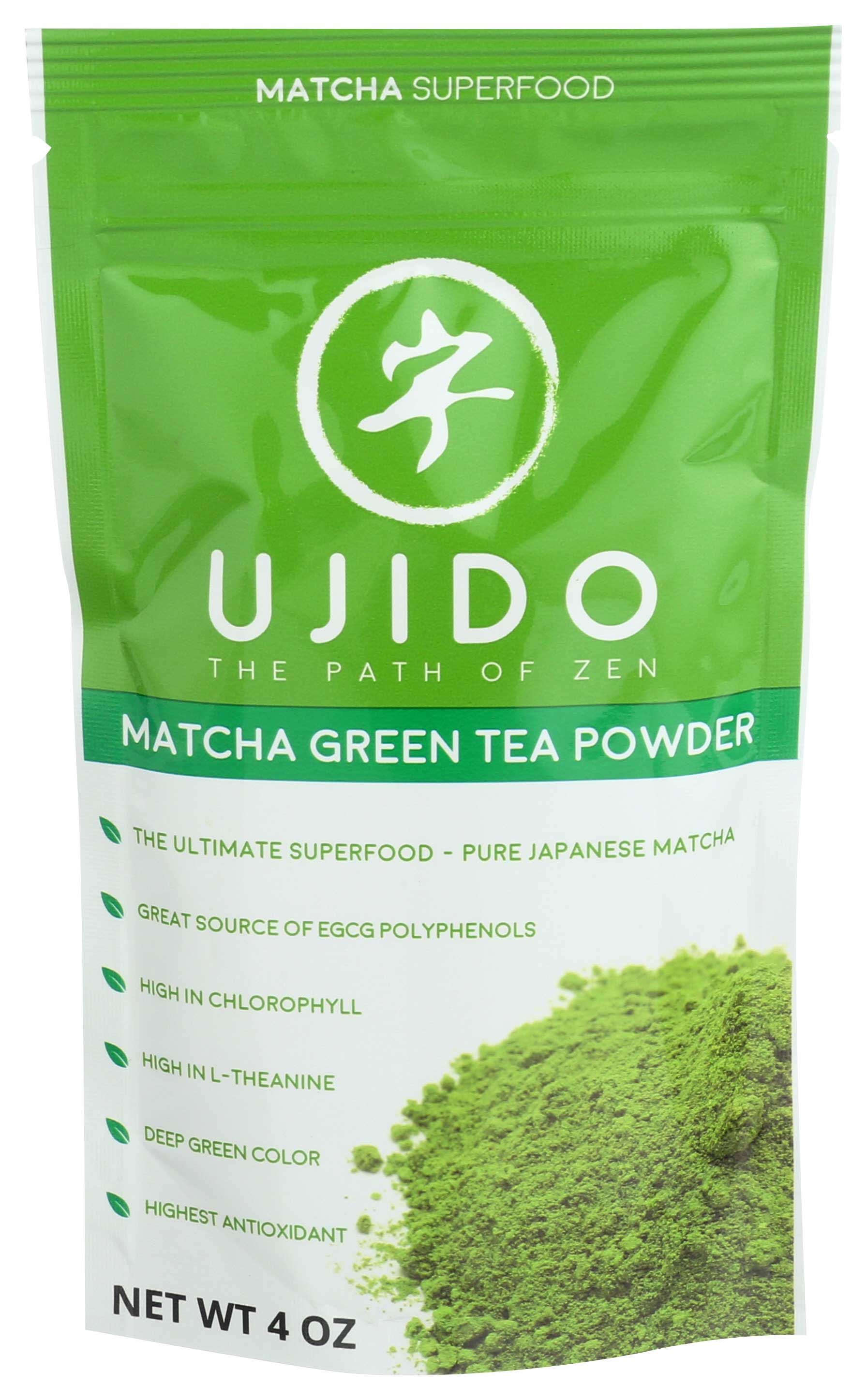 Ujido Matcha Green Tea Powder, 4 Ounce -- 8 Per Case