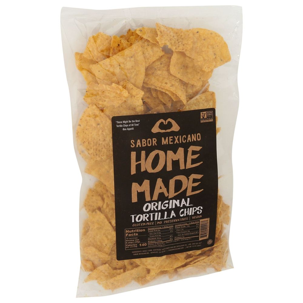 Sabor Mexicano Home Made Original Tortilla Chips, 10 Ounce -- 11 Per Case