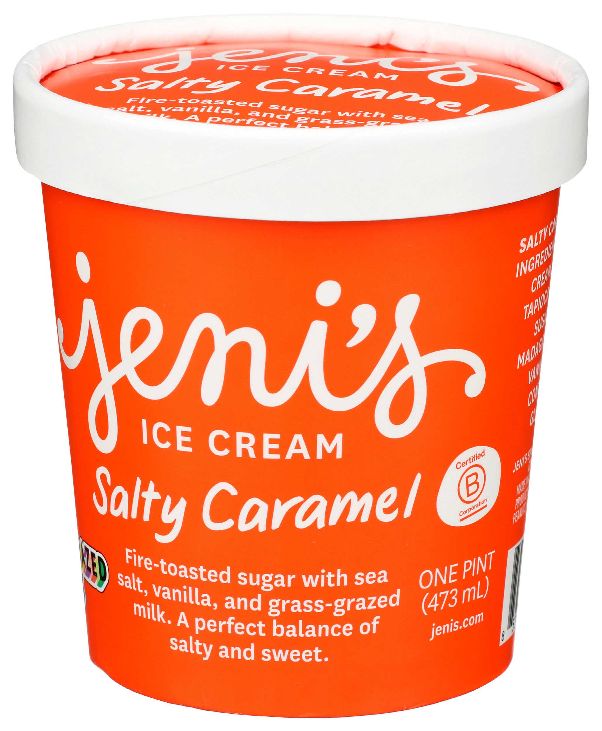 Jenis Salty Caramel Ice Cream, 16 Fluid Ounce -- 8 per case