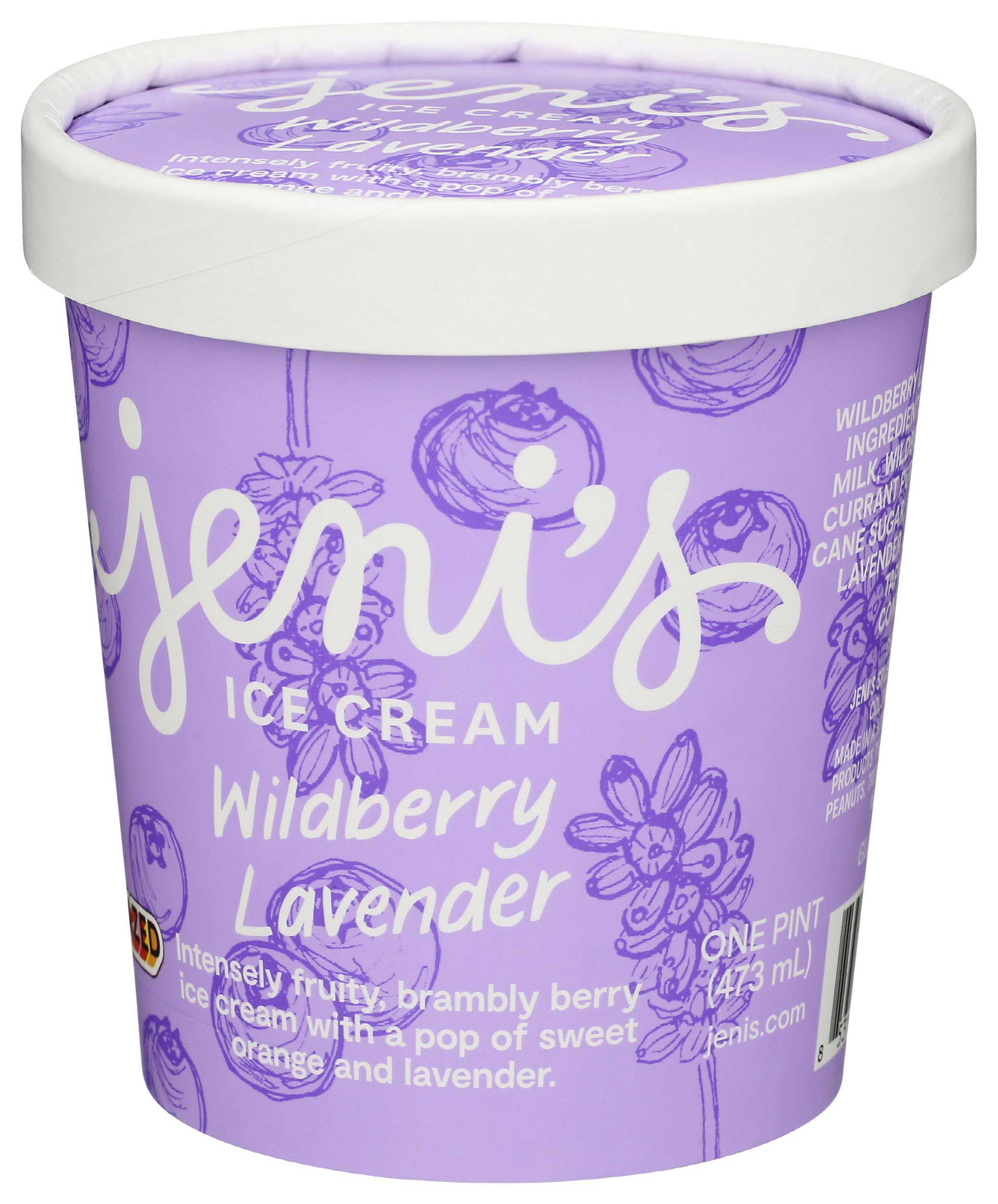 Jenis Wildberry Lavender Ice Cream, 16 Fluid Ounce -- 8 per case