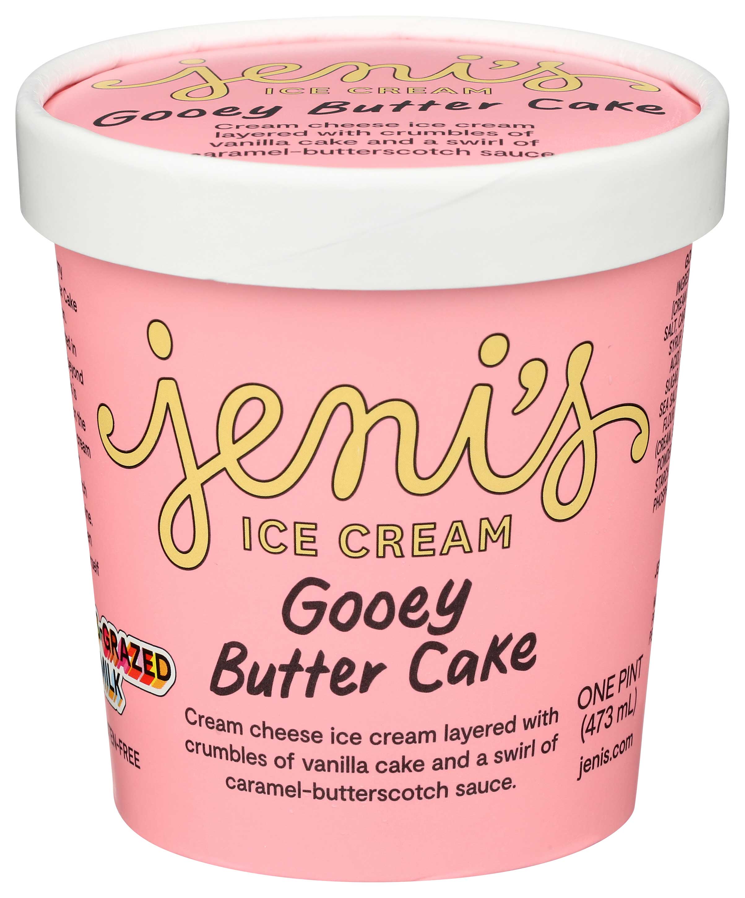 Jeni's Gooey Butter Cake Ice Cream, 16 Ounce -- 8 Per Case