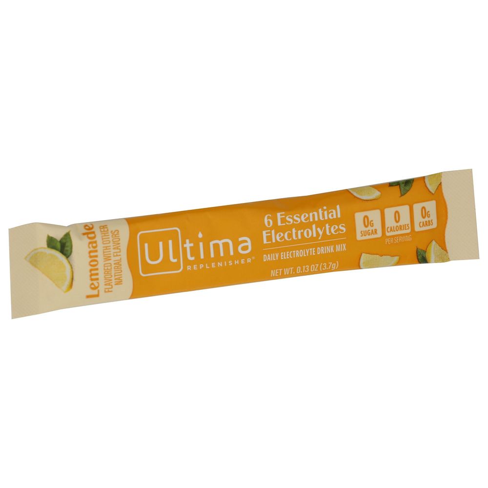 Ultima Replenisher Lemonade Electrolyte Drink Mix, 0.13 Ounce -- 20 Per Case