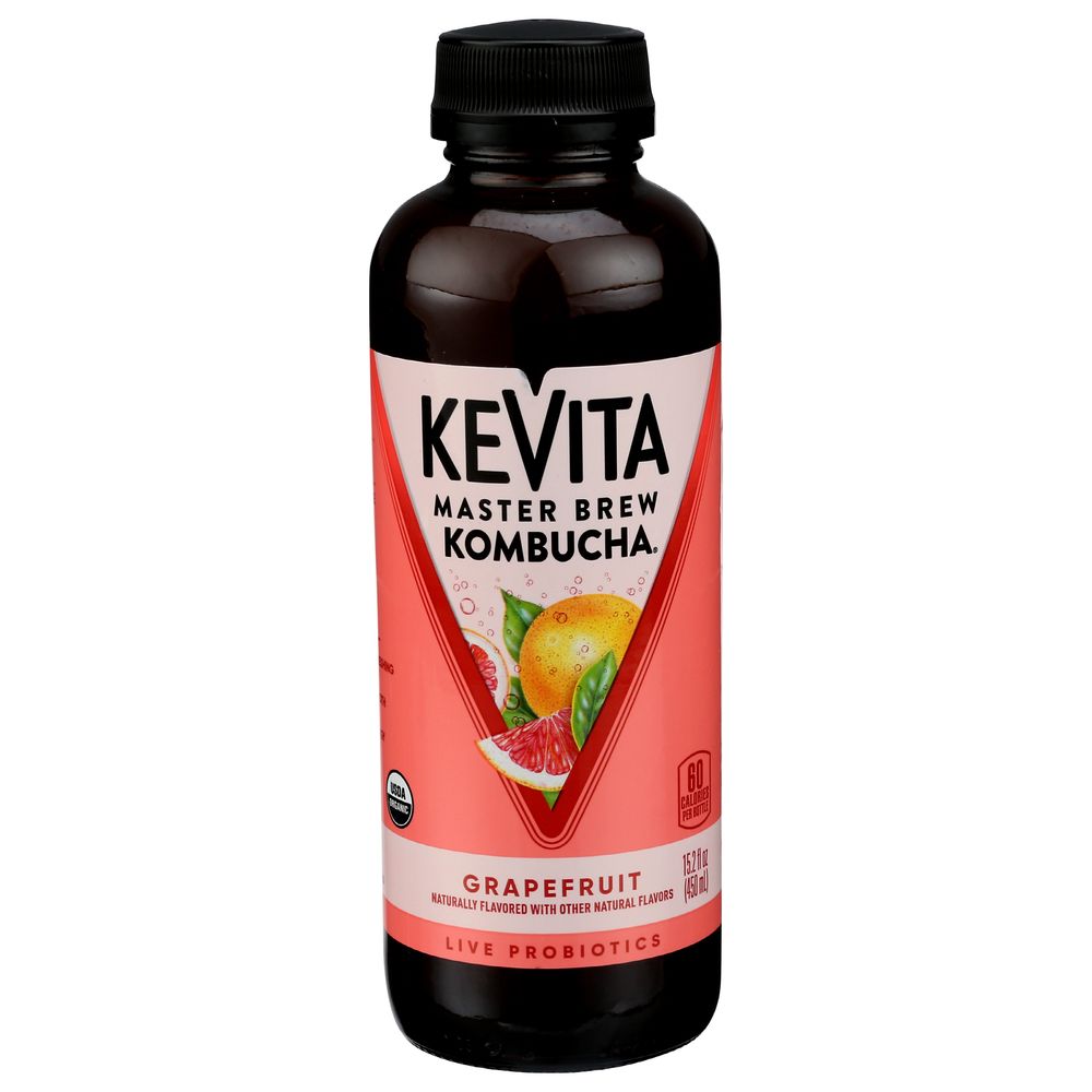 Kevita Organic Grapefruit Master Brew Kombucha, 15.2 Fluid