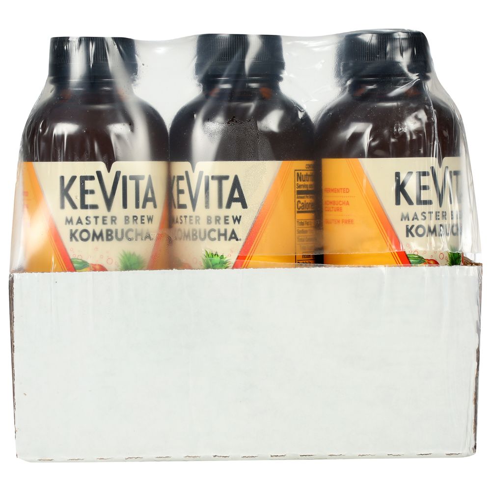 Kevita Organic Pineapple Peach Master Brew Kombucha, 15.2 Fluid